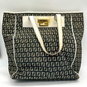 Fendi Zucchino Tote Bag